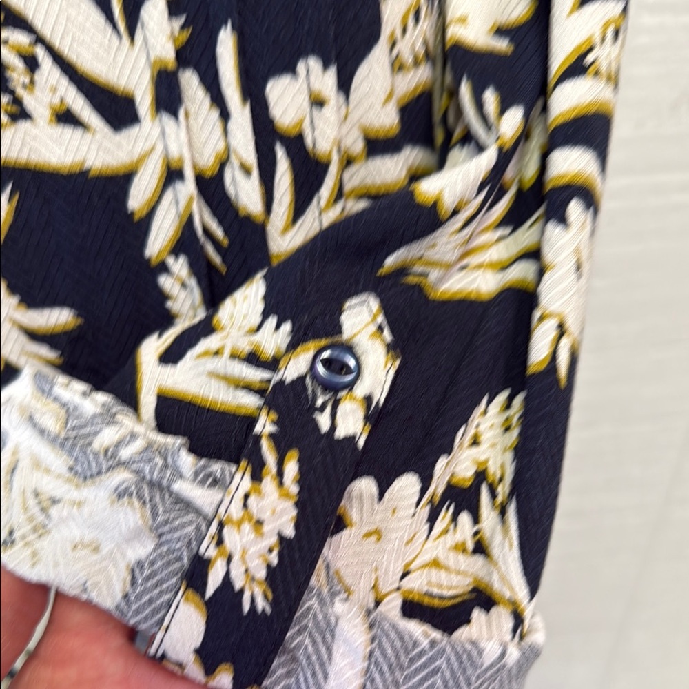 Navy & Ivory casual shirt dress - Picture 3 of 6
